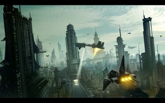 Cityscape Desktop Future Futuristic Cityscapes City Wallpaper HD