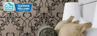 Traditional Twist Wallpaper Collection Hgtv Home By Sherwin