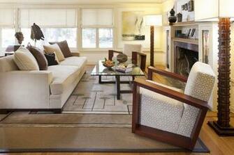 Living Room Of A Recent Project In An Historic Prairie Style Home