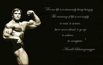 Arnold Bodybuilding Motivational Quotes Wallpaper