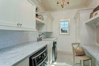 Sink Between Washer Dryer Serena And Lily Feather Wallpaper Jpg