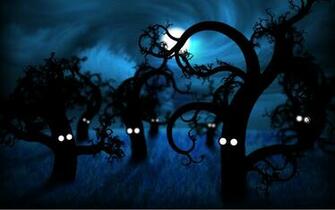 Forest Midnight Wallpaper HD