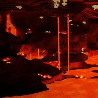Lava Minecraft Nether Wallpaper