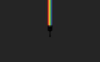Minimalistic Paint Brush Desktop Pc And Mac Wallpaper