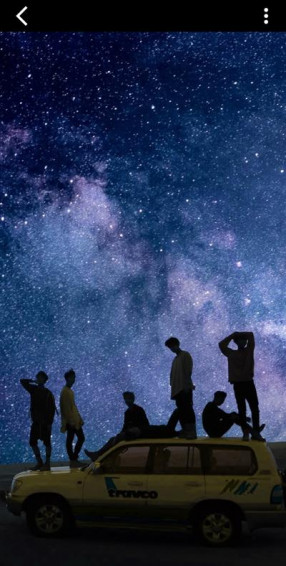 Wallpaper Bts Galaxy