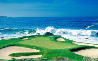 Man Made Golf Course HD Wallpaper