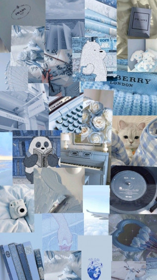 Aesthetic Blue Wallpaper