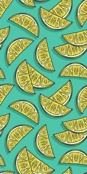Pattern Wallpaper Lime Fruit Lemon Fresh Bar iPhone Background