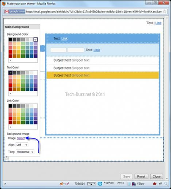 Net Make Your Own Gmail Theme With Custom Background Image