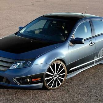 Blue Custom Ford Fusion Jpg