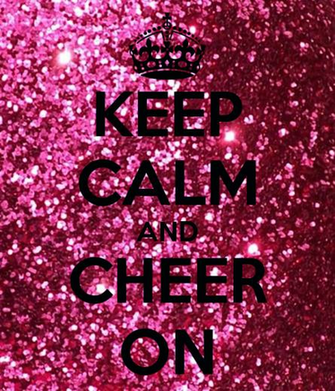 Keep Calm And Cheer On Poster Momo O Matic