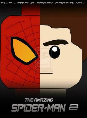 The Amazing Spider Man Poster Lego Style By Derianl