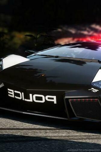Lamborghini Reventon Hot Pursuirt Police Wallpaper For iPhone