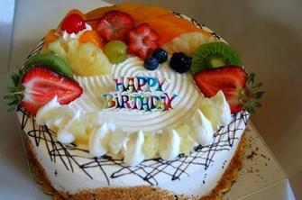 Happy BirtHDay Fruit Cakes Wallpaper