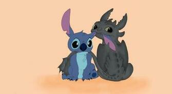 Toothless And Stitch E By Je93xo