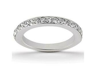 Pave Diamond Milgrain Wedding Ring Band Theweddingplans Net