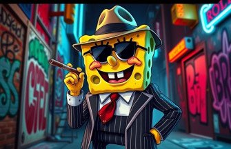 Gangster Spongebob Wallpaper