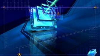 Wallpaper Hi Tech Radiation Light Blue 4k Ultra