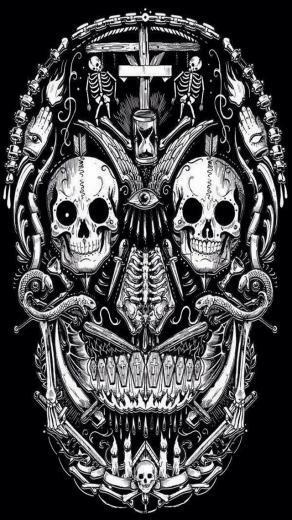 Skull iPhone Wallpaper Background