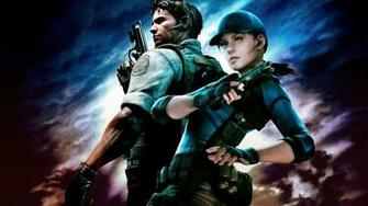 Chris And Jill Resident Evil Wallpaper