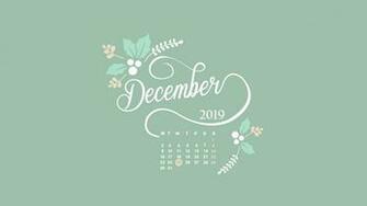 December Desktop Calendar HD Wallpaper