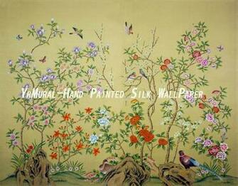 Hand Painted Wallpaper