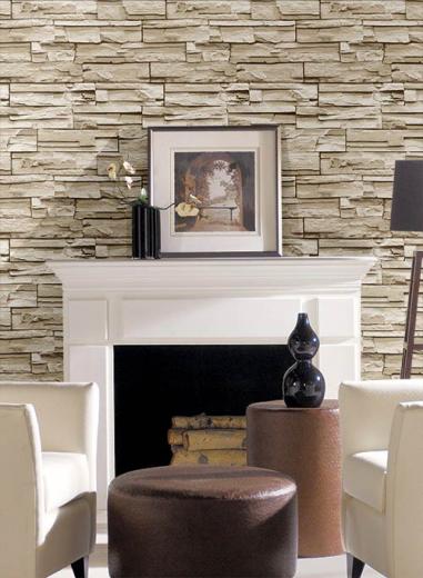 Modern Rustic Travertine Wallpaper