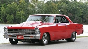 Red Chevrolet Nova Ss Wallpaper