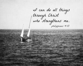 Philippians Christ Who Strengthens Me Wallpaper Christian