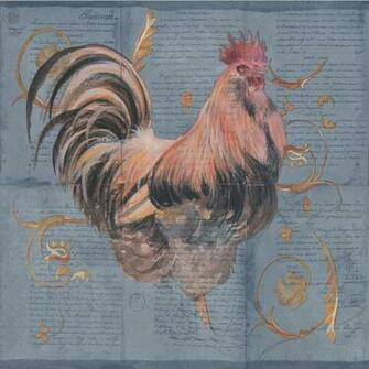 York Wallcoverings Abstract Rooster Chicken Chicks On Letter S