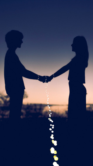 Cute Couple Love iPhone Wallpaper On