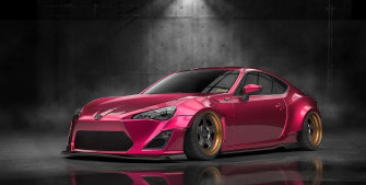 4k Toyota Cool Pink Digital Art Wallpaper