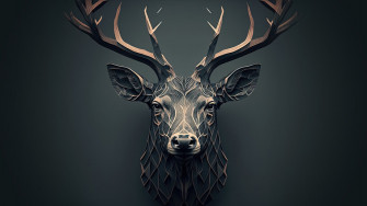 Deer Background 4k Wallpaper