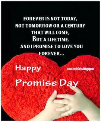 Happy Promise Day Wallpaper With Quotes Cute Tanishka