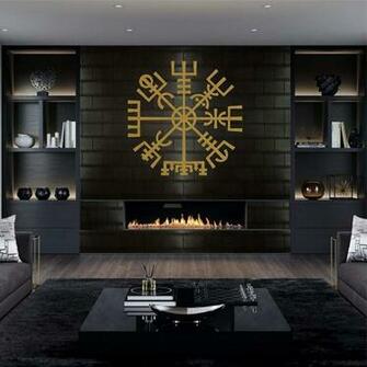 Amazon Dekadron Metal Wall Art Gold Viking Decor