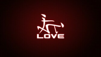 Love Making Logo For Desktop And Laptop High Resolution Wallpaper