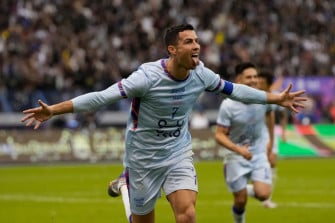 Photos Ronaldo Scores Twice In Saudi Reunion With Messi