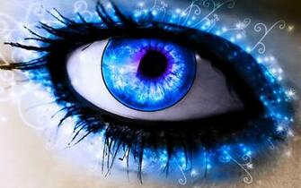 Blue Beautiful Eye Computer Wallpaper Desktop