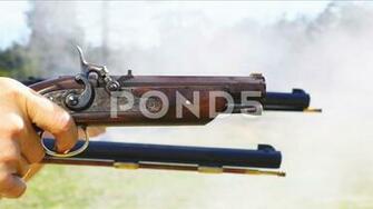 Blackpowder Muzzleloader HD 4k Stock Footage