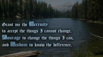 Serenity Prayer Background