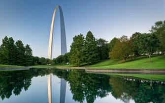 The Gateway Arch In St Louis Widescreen Wallpaper