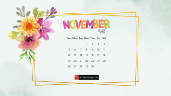 November Calendar Desktop Wallpaper Entheosweb