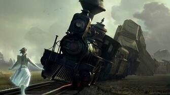 Angel Derailing The Train Wallpaper Fantasy