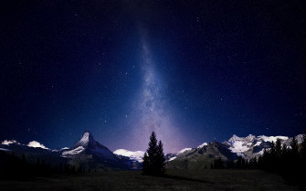 Starry Night Background Wallpaper