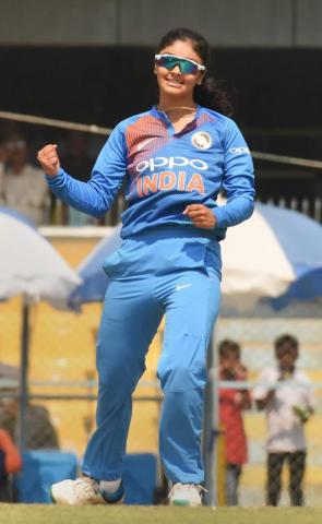 Harleen Deol Celebrates A Wicket Photo Global Espncricinfo