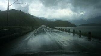 Landscape Road Rain Wallpaper HD Desktop And Mobile Background