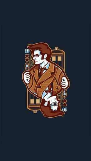 Doctor Who Card iPhone 5c 5s Wallpaper