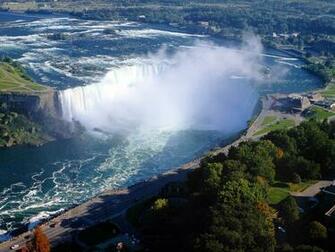 Canada Ontario Niagra Falls Nature Wallpaper Image Featuring Beaches