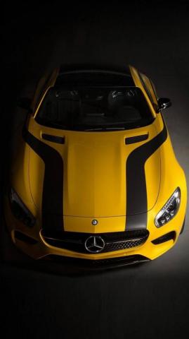 Yellow Mercedes Amg Gt S Benz