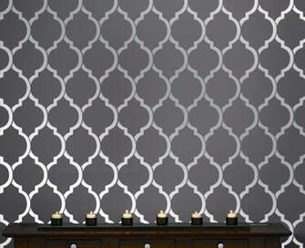 Beautiful Quatrefoil Moroccan Wall Inspired Modern Designer Pattern